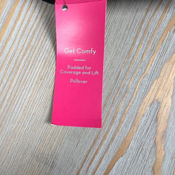 Xhilaration Black Push-Up Racerback Lace Bralette - Size Small - NWT - Picture 6 of 7